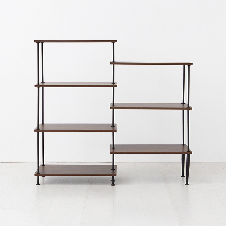 이지보 코너선반 115x300x1065mm, 7단, 코코아월넛 5371.3451 - 상세 이미지 2