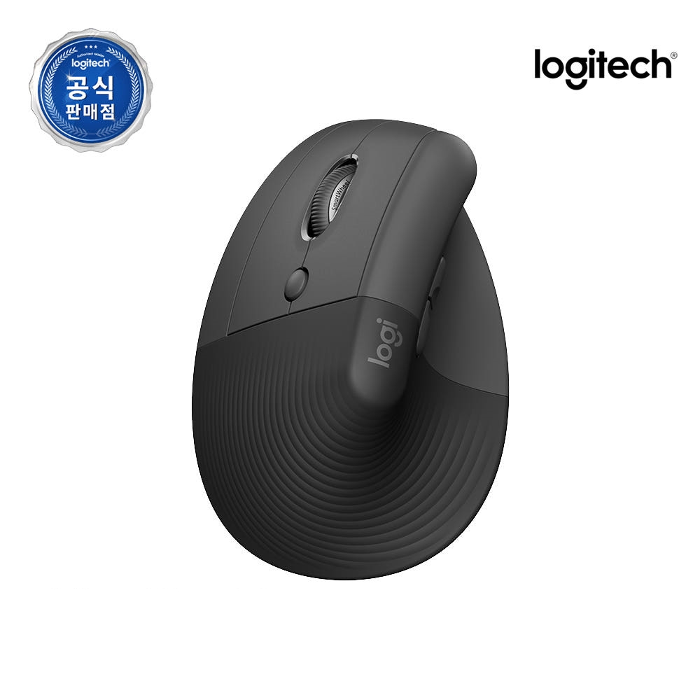 로지텍코리아 공식 LIFT LEFT 버티컬 무선 마우스 (왼손용)