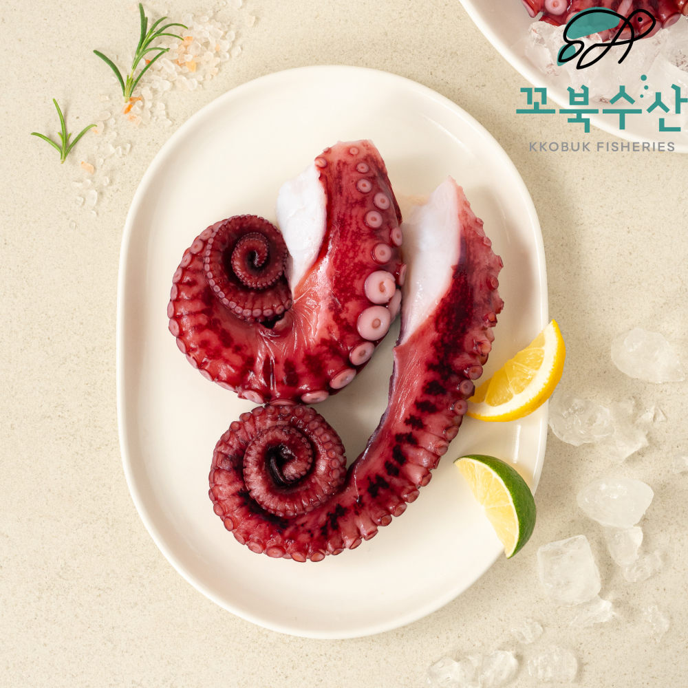 (업소용) 문어족 2쪽 냉동 손질 필리핀 자숙 문어다리 9kg (300g x30개)