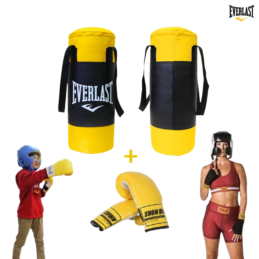 에버라스트 어린이용 헤비백 미니 샌드백 저연령 주니어용 펀치백 미니글러브 셋트