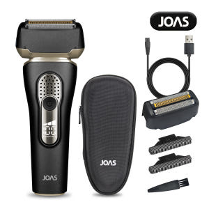 조아스 프리미엄 전기면도기 티타늄코팅 3중날 JS-7100 생활방수 청소... 개봉기 | 실사용 후기 - 상품 이미지 1