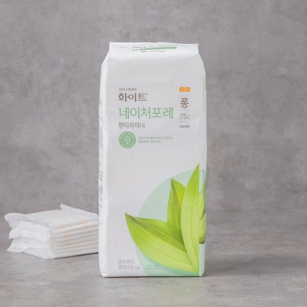 화이트 공식브랜드관 화이트 네이처포레 팬티라이너 롱 75 : 엘림스토어153