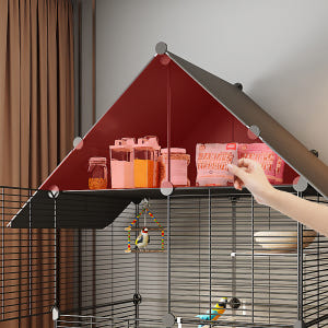 앵무새 새장 대형 집 새둥지 스텐 케이지 날림장 앵보장 2단 솔직 후기 | 실제 사용자 리뷰 총정리 - 상품 이미지 3