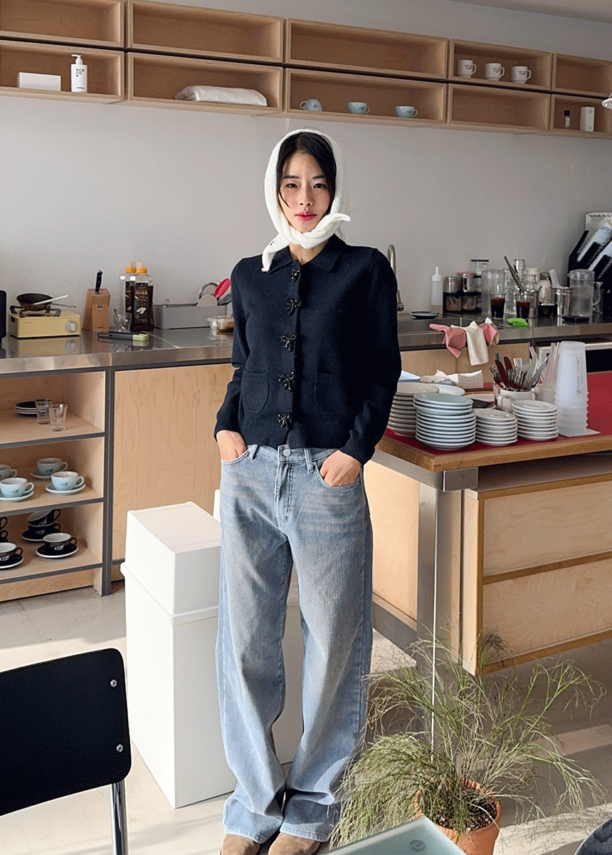 피그먼트 골덴 일자팬츠 - 상품 이미지