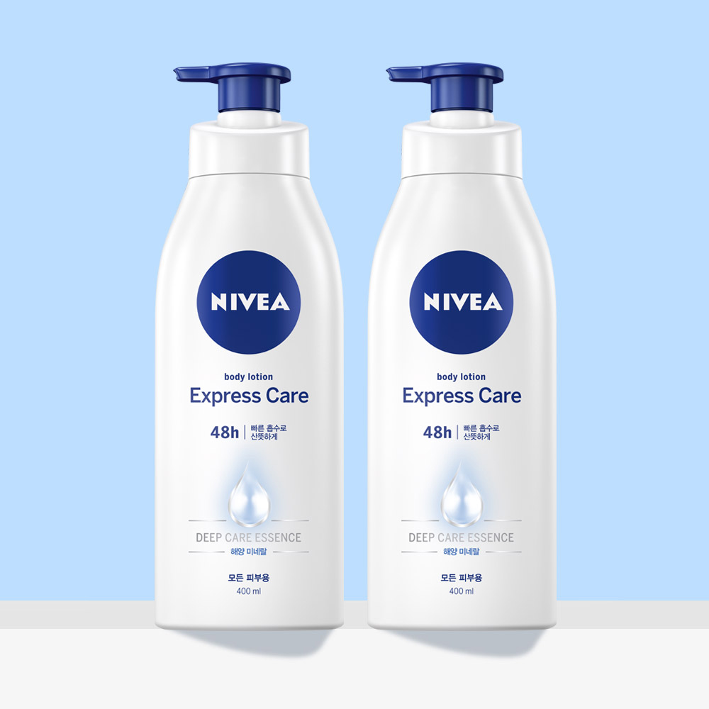 니베아 익스프레스 바디로션 400ml, 2개 제품 이미지