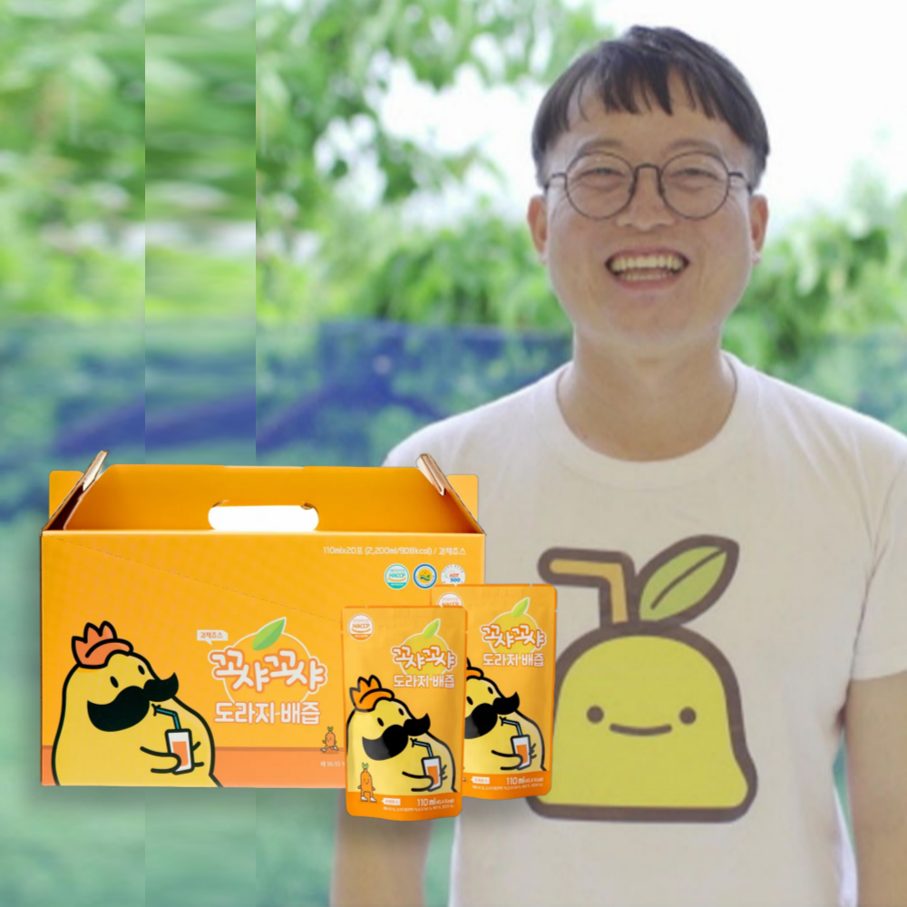 [꼬샤꼬샤] 신지식농업인장 도라지배즙 110ml 스탠딩형 50포, 2개