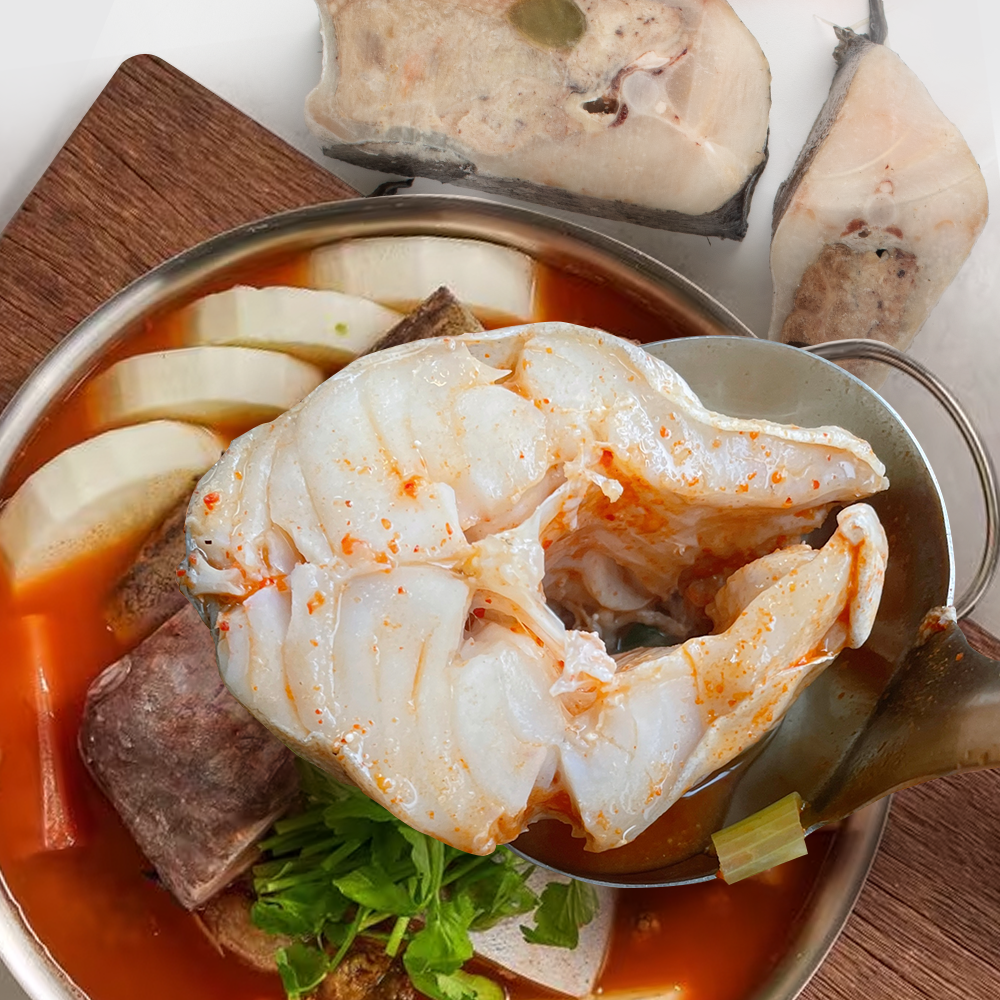 절단동태 4통 특대한마리 1.4kg 냉동 손질 명태 동태탕+드라이 무료 구성 : 그램원