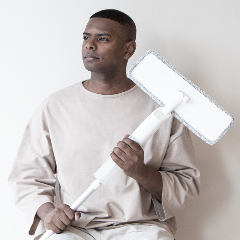 디센느 스프레이 밀대 걸레 극세사+리필 2p 막대 물걸레 마대 대걸레 마포 청소기 청소 용품