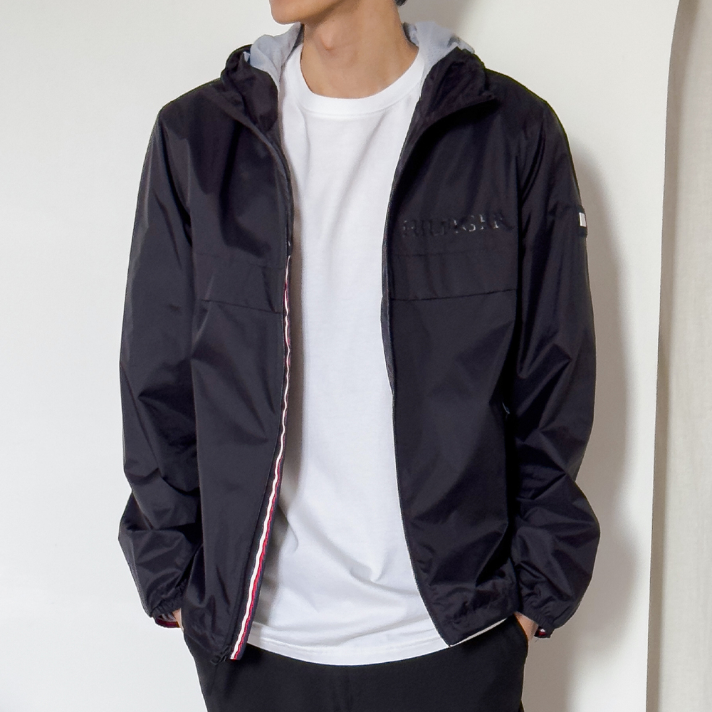 타미힐피거 바람막이 윈드러너 러닝자켓