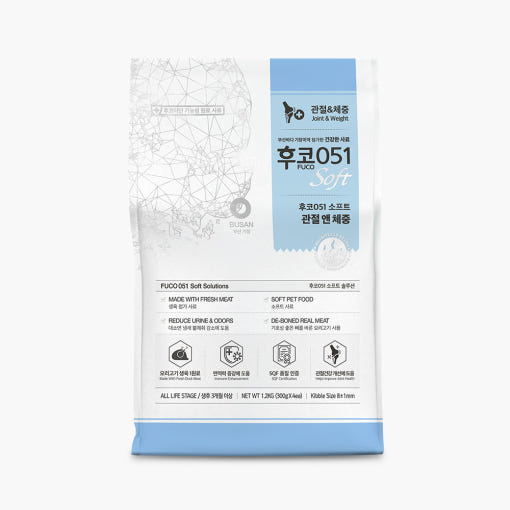 후코051 소프트사료 조인트 관절&체중 케어 1.2kg  후코이단 기능성 사료 - 상품 이미지