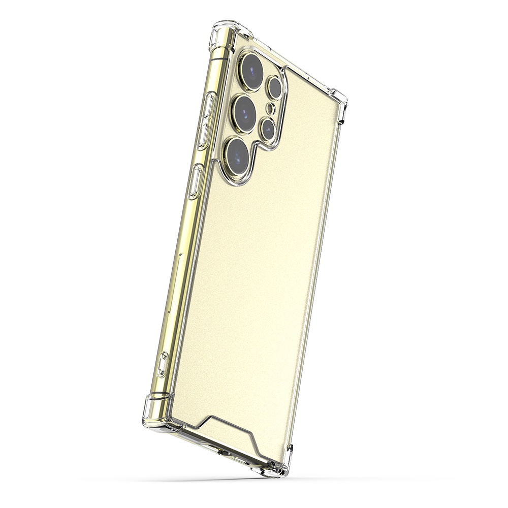 방탄 범퍼 풀커버 젤리 하드 케이스 1+1 투명, 갤럭시A25 - 상품 이미지