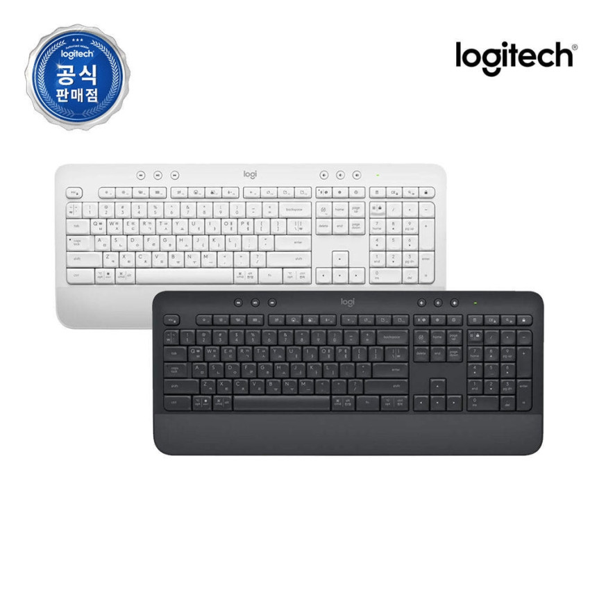 로지텍코리아 공식 Signature K650 무선 키보드 그래파이트, 팬터그래프