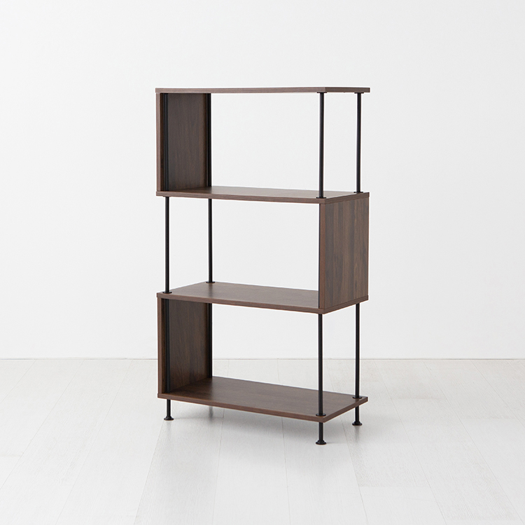 이지보 600 선반 S형 600x296x1090mm, 4단, 코코아월넛 5776.3736 - 상품 이미지