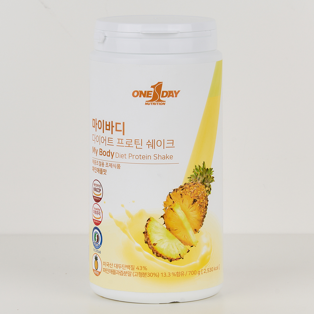 마이바디 다이어트 단백질 식사대용쉐이크 보조제 음식 파인애플맛700g - 상세 이미지 2