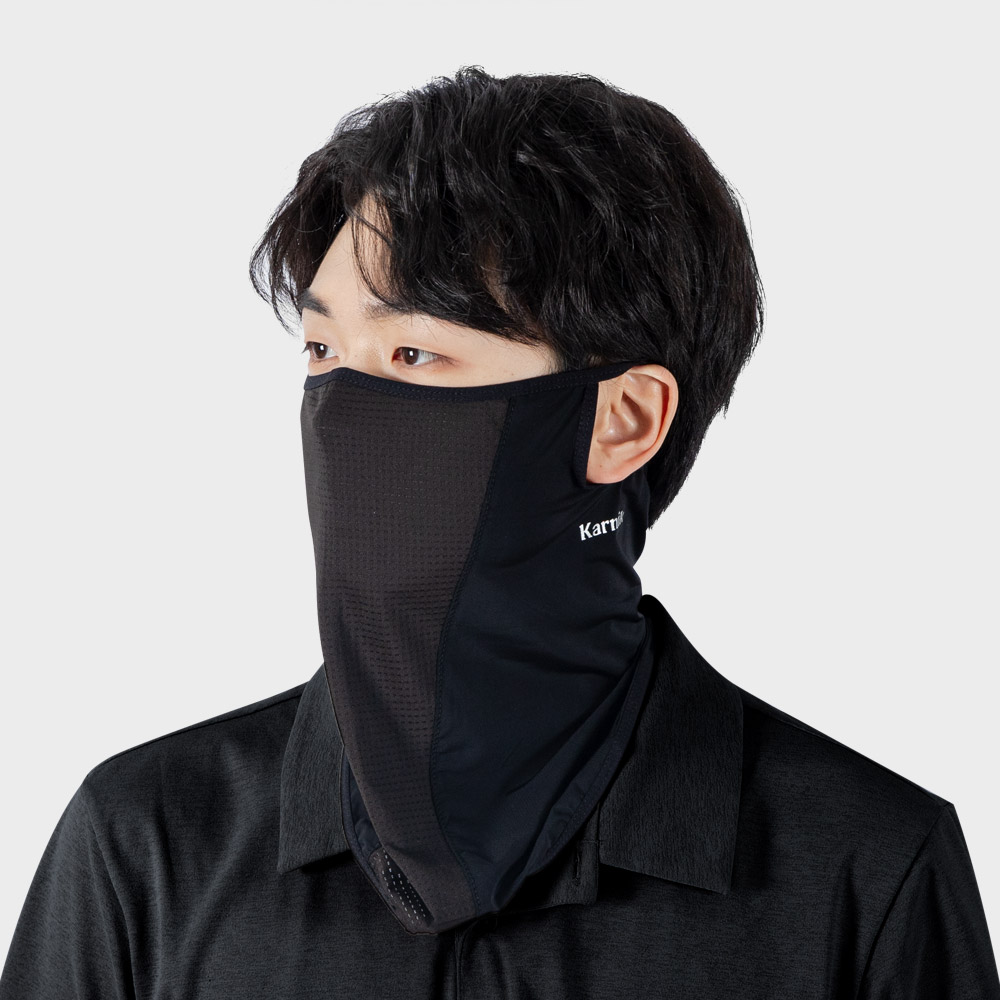 카르닉 자외선차단 마스크 골프 러닝 얼굴 햇빛가리개 안면 자전거 운동 쿨 메쉬 CEM 이미지 2
