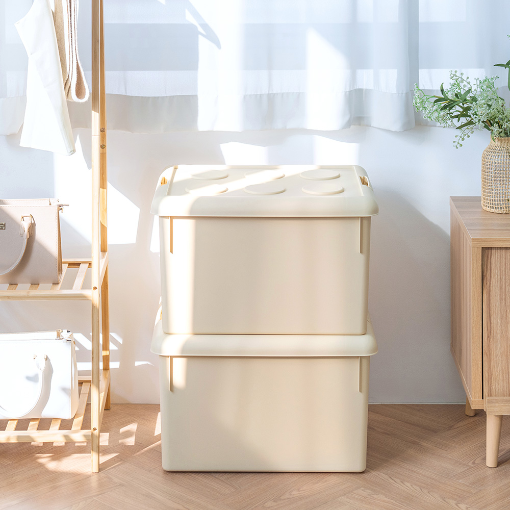 [네이버 단독컬러] 프랑코 리빙박스 62L 4개세트 수납 옷정리함 대형