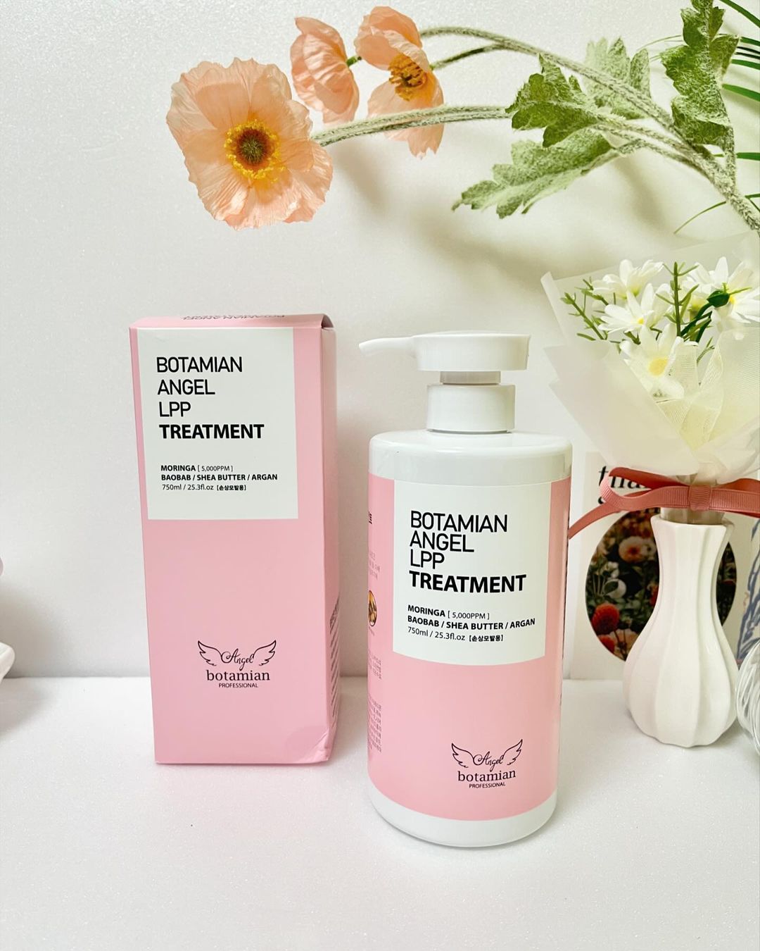 보타미안엔젤 LPP 트리트먼트 극손상 단백질 헤어팩 머리 영양제 과일, 750ml, 2개