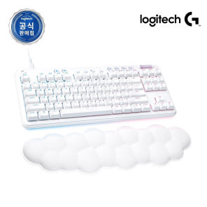 로지텍코리아 공식 G713 오로라 컬렉션 유선 게이밍 키보드 화이트, TACTILE