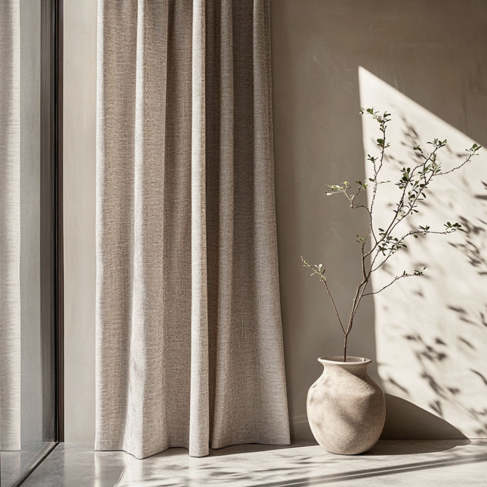 메이리블 뜨왈 린넨 커튼