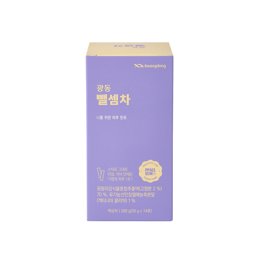 광동 뺄셈차 5박스 (20gx14포x5박스) 부종관리 선인장 열매 추출 액상차 - 상세 이미지 4