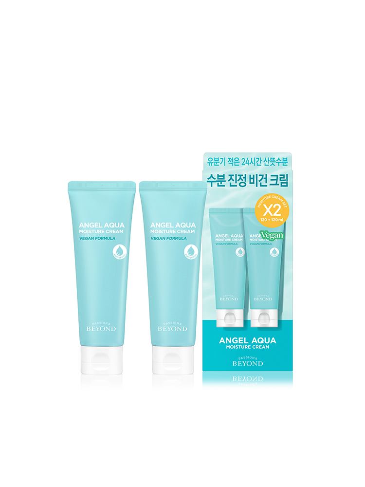 비욘드 엔젤아쿠아 수분 진정 크림 120mL 더블 기획