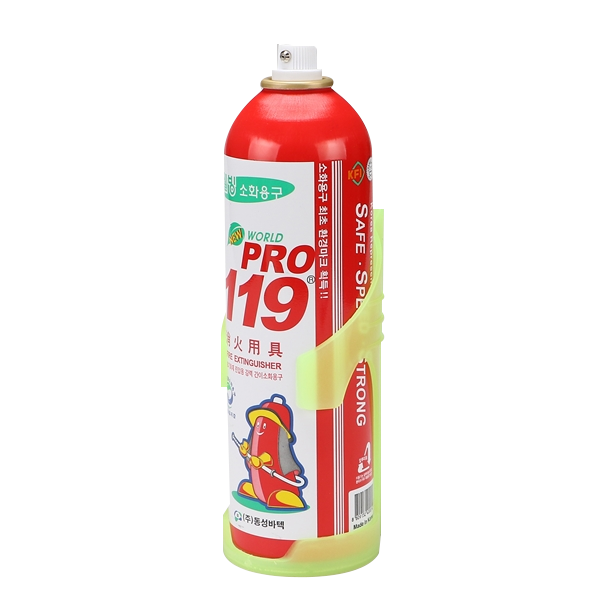 간이 액체 소화기 DS-396 508g 적색 차량용 가정용 사무실용 동성바텍 - 상품 이미지
