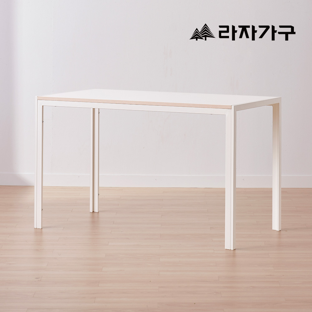 라자가구 세이지 서재 홈오피스 철제 데스크 모듈 책상 1200x600mm, 화이트 - 상품 이미지