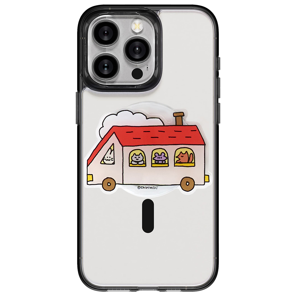 치리미리 빨간 지붕 아크릴 맥세이프 그립톡 스마트톡 VT061 - 상품 이미지