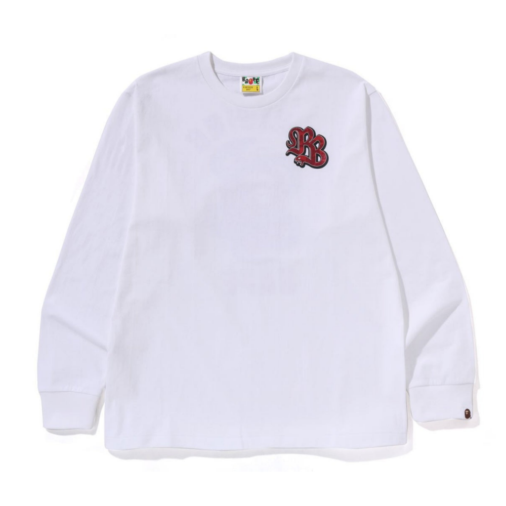 베이프 긴팔티 YEAR OF SNAKE LS TEE 2월 신상 1L20-111-001 - 상품 이미지