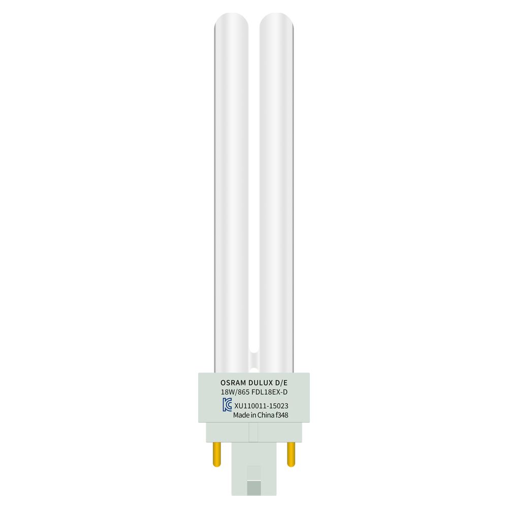 FDL 18EX-D 오스람 삼파장 전구 형광등 DULUX D/E 18W, 주광색