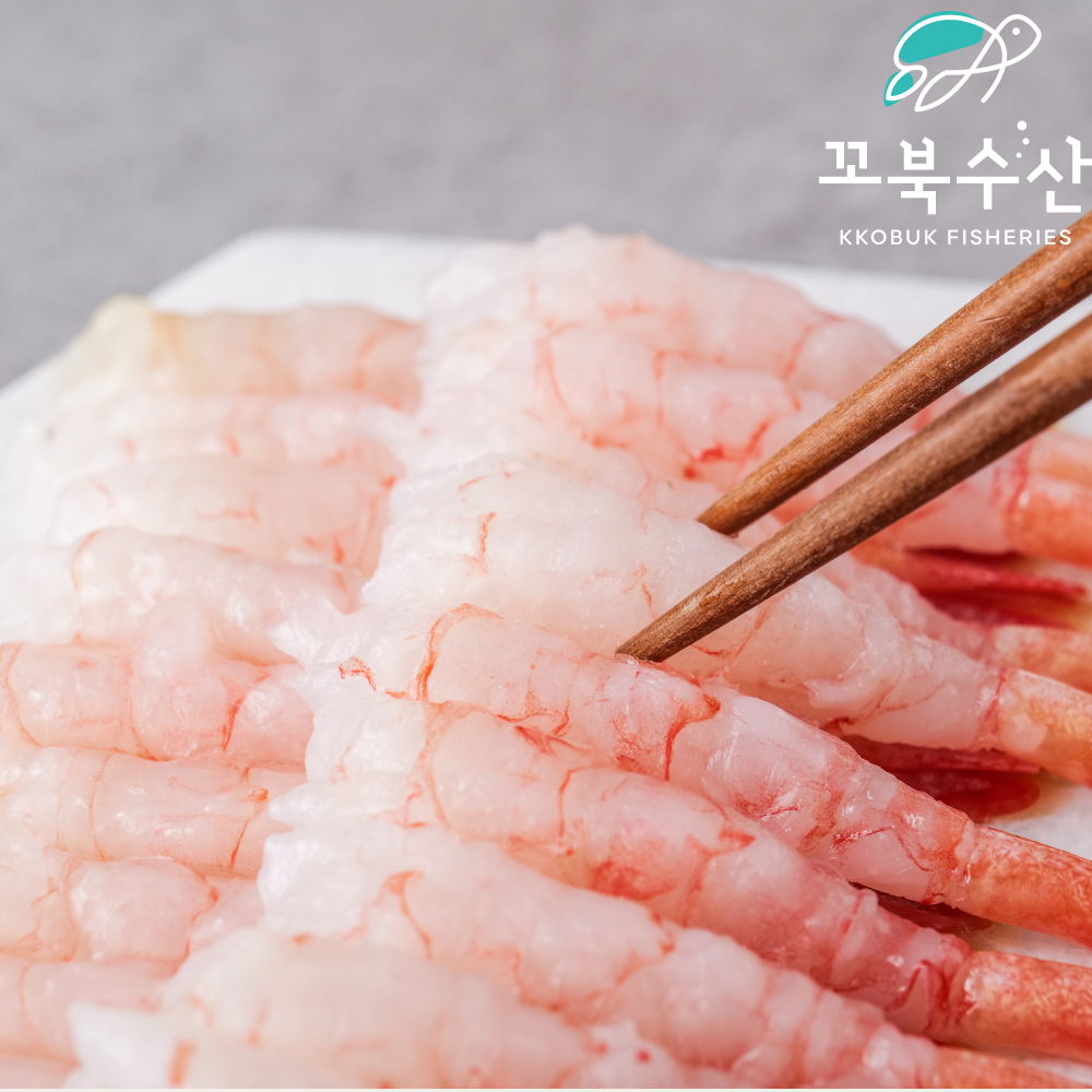 손질 단새우 20미 75g 1팩 초밥용 새우회 초아마에비 냉동 홍새우