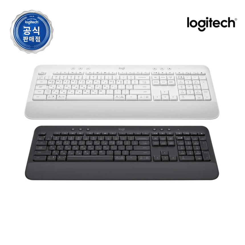 로지텍코리아 공식 Signature K650 무선 키보드 그래파이트, 팬터그래프