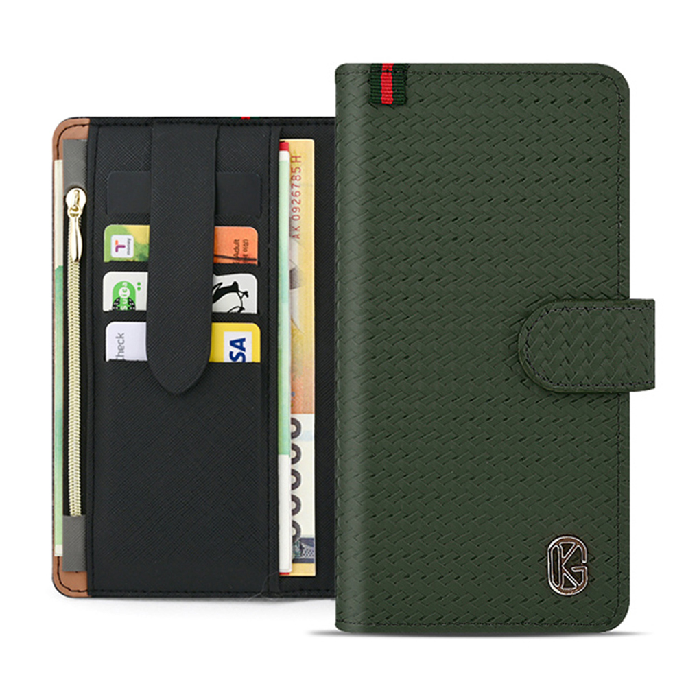 KG 카드분실방지 지갑 케이스 카키, 갤럭시S25 울트라 - 상품 이미지