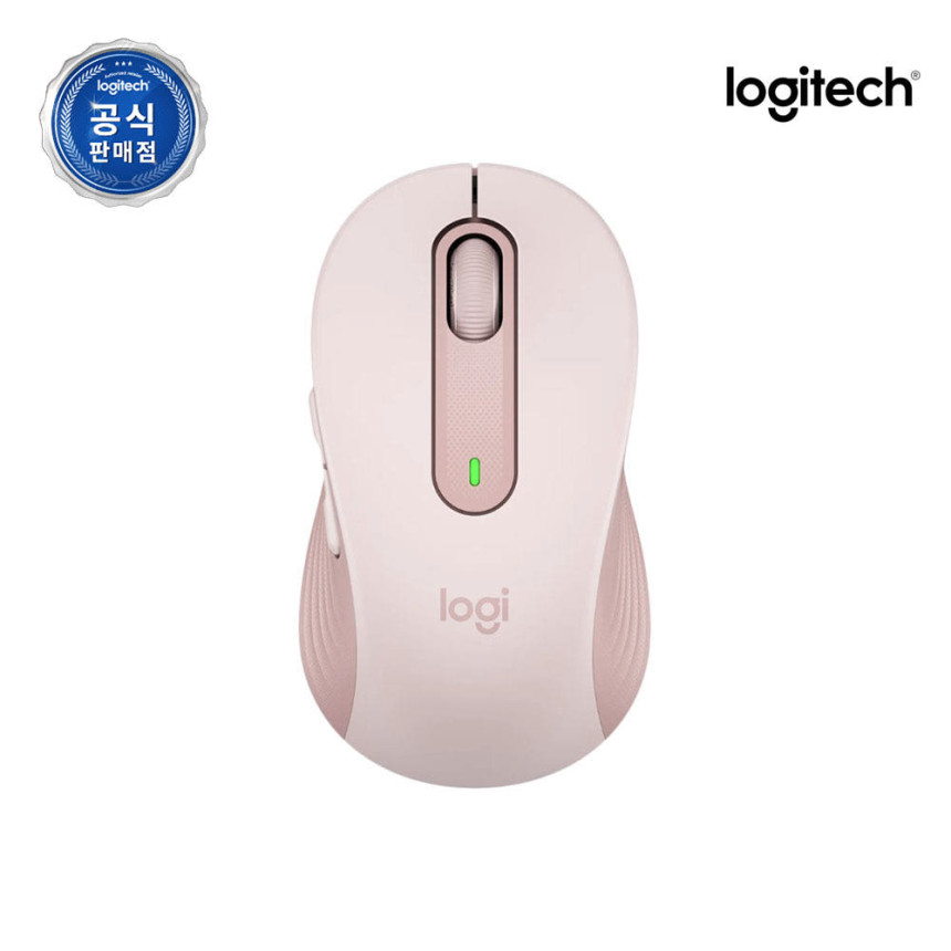 로지텍코리아 공식 Signature M650 블루투스 무선 마우스 로즈핑크