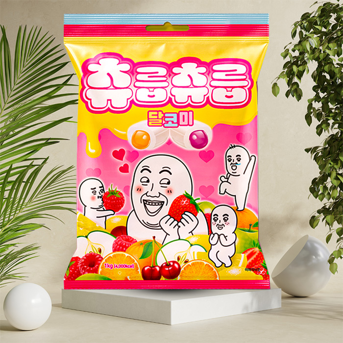 츄릅츄릅 달코미 대용량 소프트 캔디 1kg