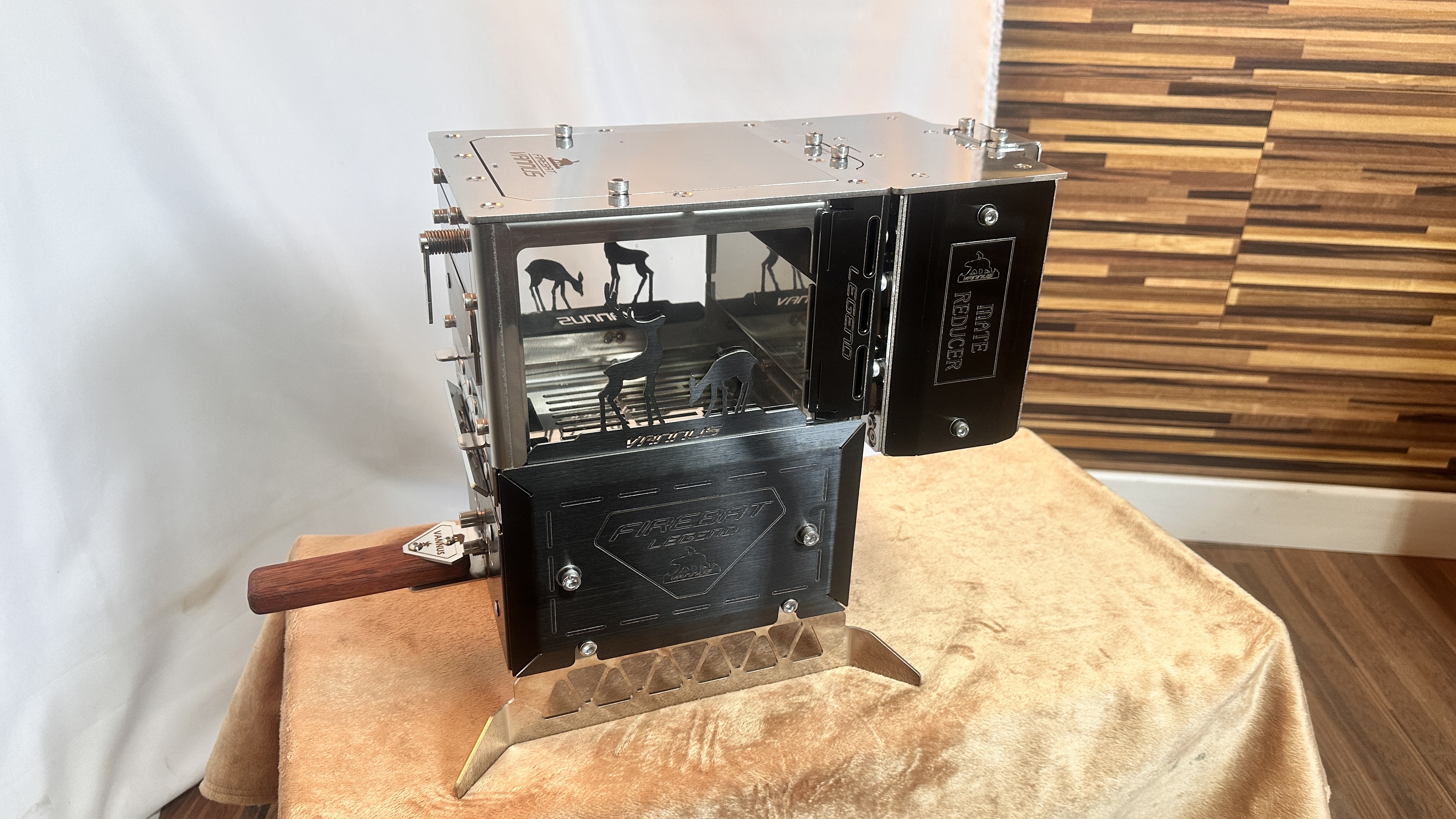 MATE REDUCER 불멍용 화목난로 캠핑용펠렛난로