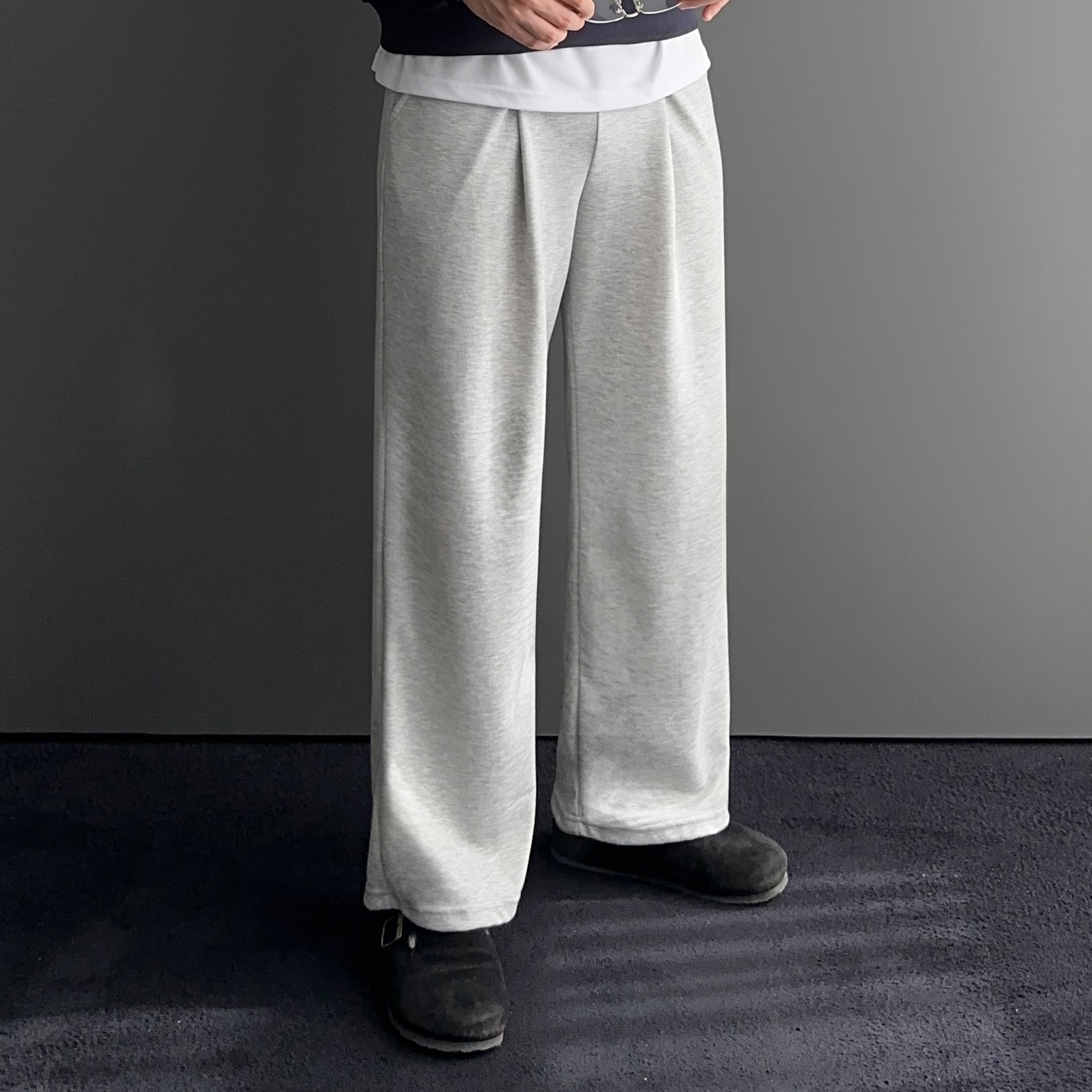 스웻팬츠 남자와이드트레이닝팬츠 허벅돼바지 - 상세 이미지 3