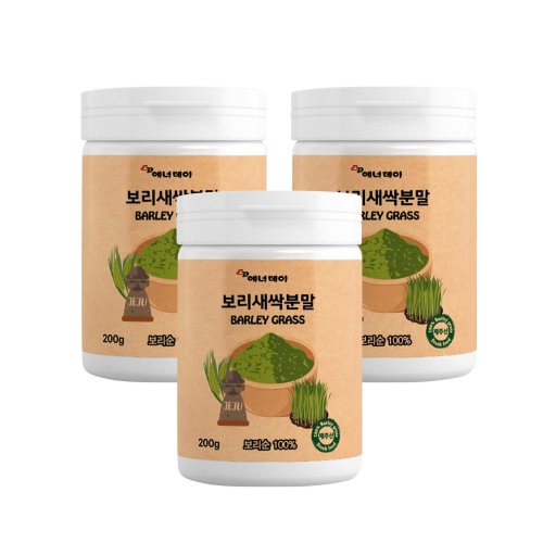 보리새싹분말 200g x 3통 보리순 - 상품 이미지