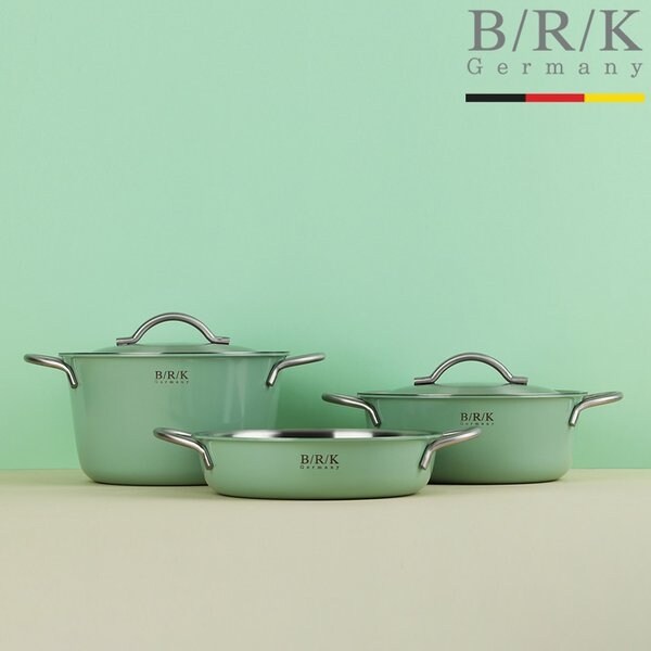 독일 BRK 냄비세트 인덕션용 명품 스탠 인덕션냄비세트 18cm 밀크3종 - 상세 이미지 5