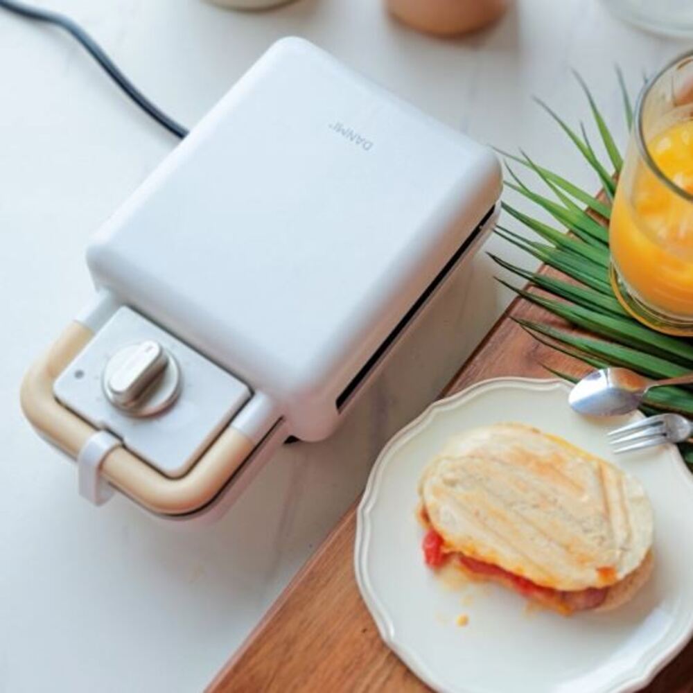 단미 와플 메이커 기계 크로플 샌드위치 붕어빵 파니니 1구 타이머 SAN03