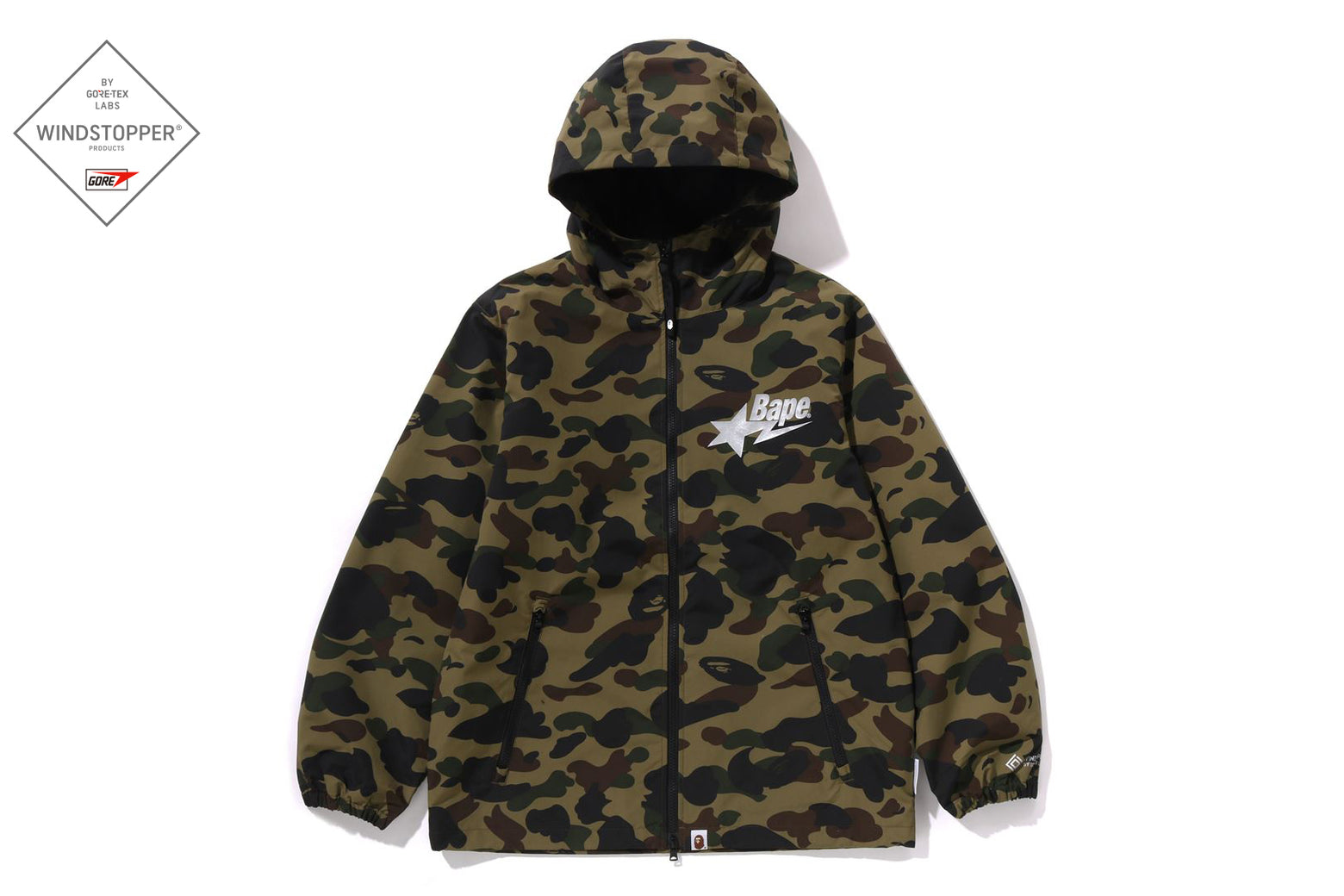 베이프 자켓 WINDSTOPPER PRODUCTS BY GORE-TEX LABS 1ST CAMO HOODIE JACKET 2월 신상 1L20-140-001 - 상세 이미지 2