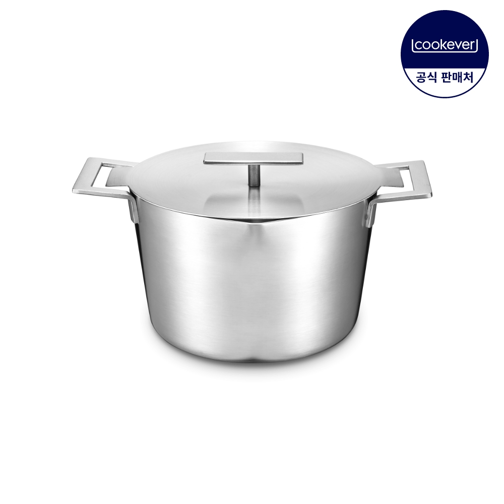 쿠치나레 플러스 인덕션 통3중 스텐 양수 냄비 20cm