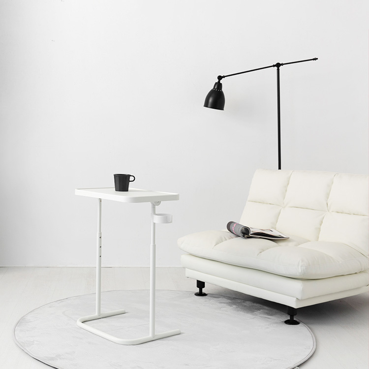 높이조절 사이드테이블 노트북 보조 테이블 소파 옆 미니 탁자 각도조절