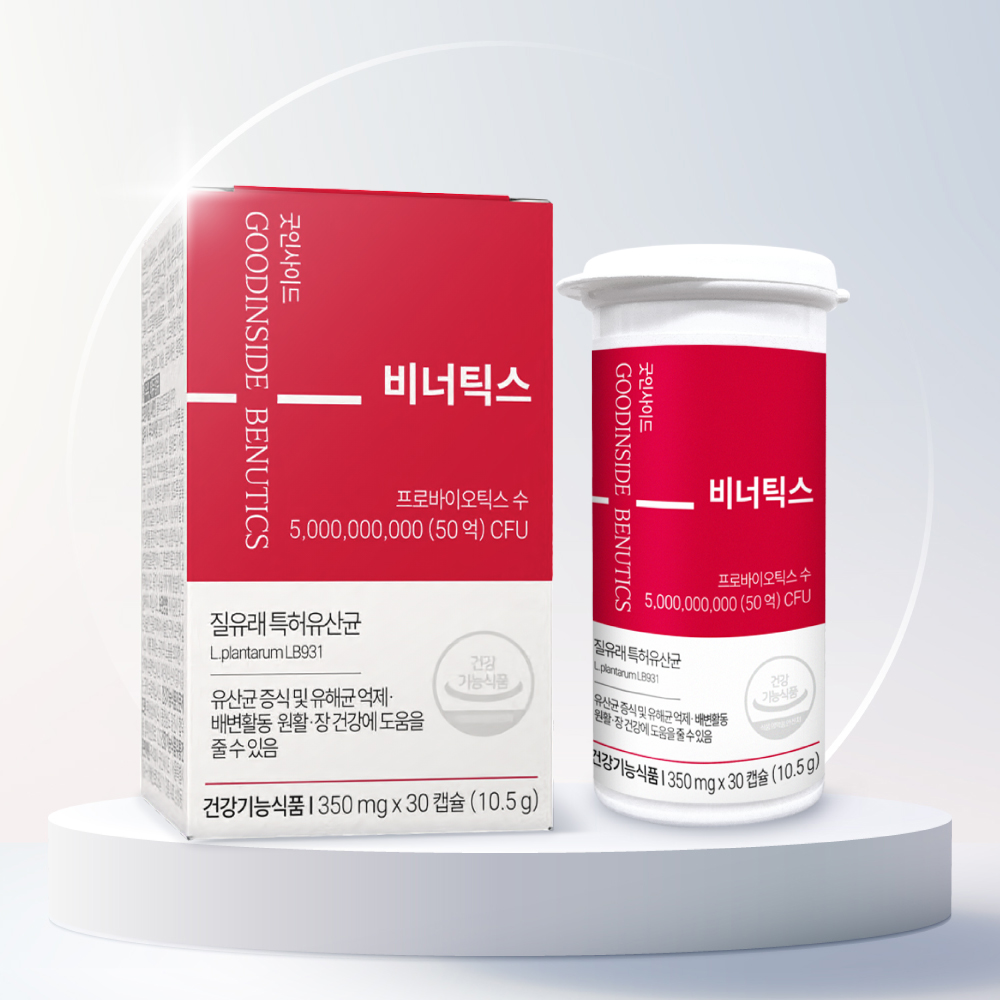비너틱스 유산균 질유산균 프로바이오틱스 30캡슐, 1개 - 상세 이미지 4