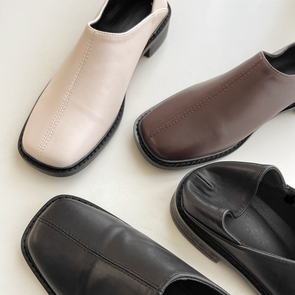 바이루 스퀘어 블로퍼 슈즈