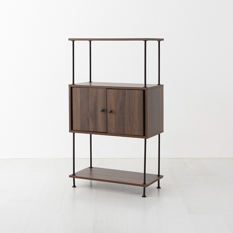이지보 선반수납장 612x306x1065mm, 4단, 코코아월넛 6022.5262 - 상품 이미지