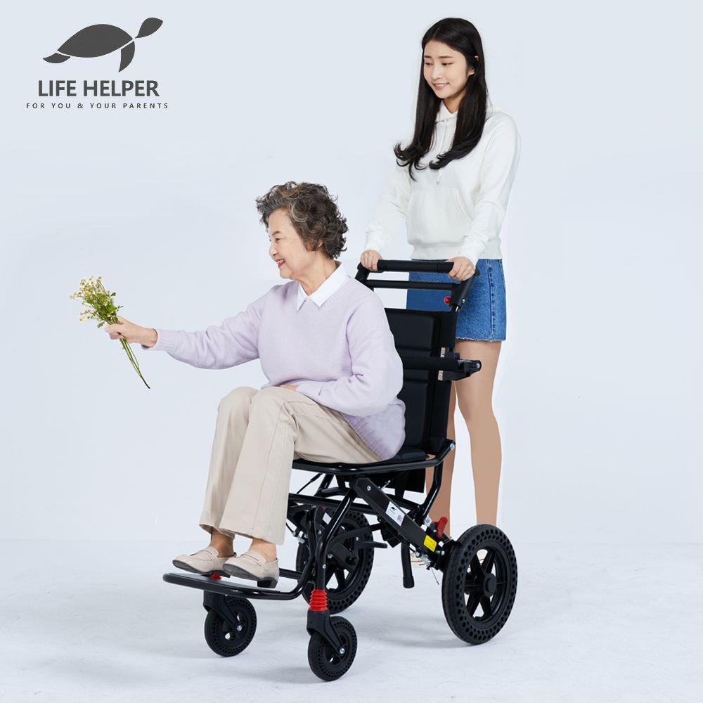 LH-L2 휠체어 여행용 휴대용 바퀴쇼바 전부위 접이식 기내 기차 트렁크 수납 실내외 용 - 상세 이미지 2