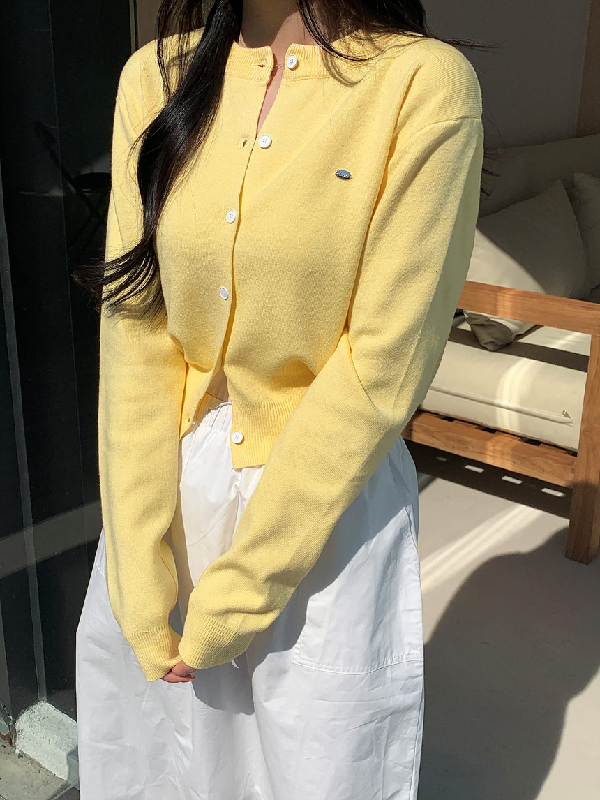 [여름🌴살안타템] 라운드 실버 펜던트 가디건 상세 이미지 43