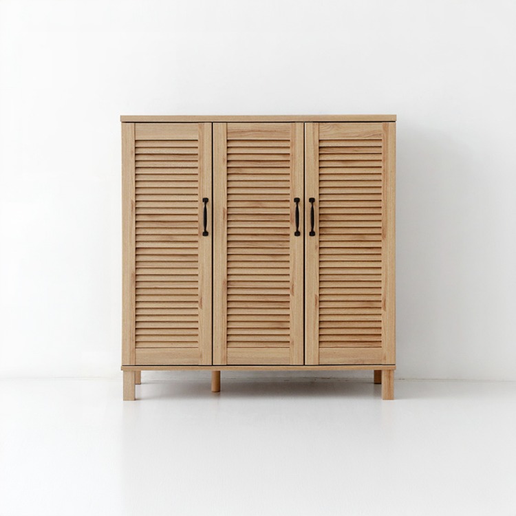 헤인 낮은3문 수납장 SHBM9490 일반형 900mmx350mmx935mm, 5단, 캄포어베니어 4852.9014 - 메인 이미지