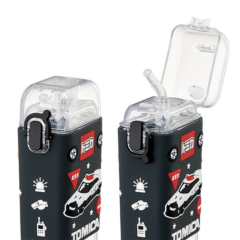 스케이터 토미카 캐릭터 스퀘어 스트로 보틀 280ml PSQ3ST - 주방·식기 - 하카타몰